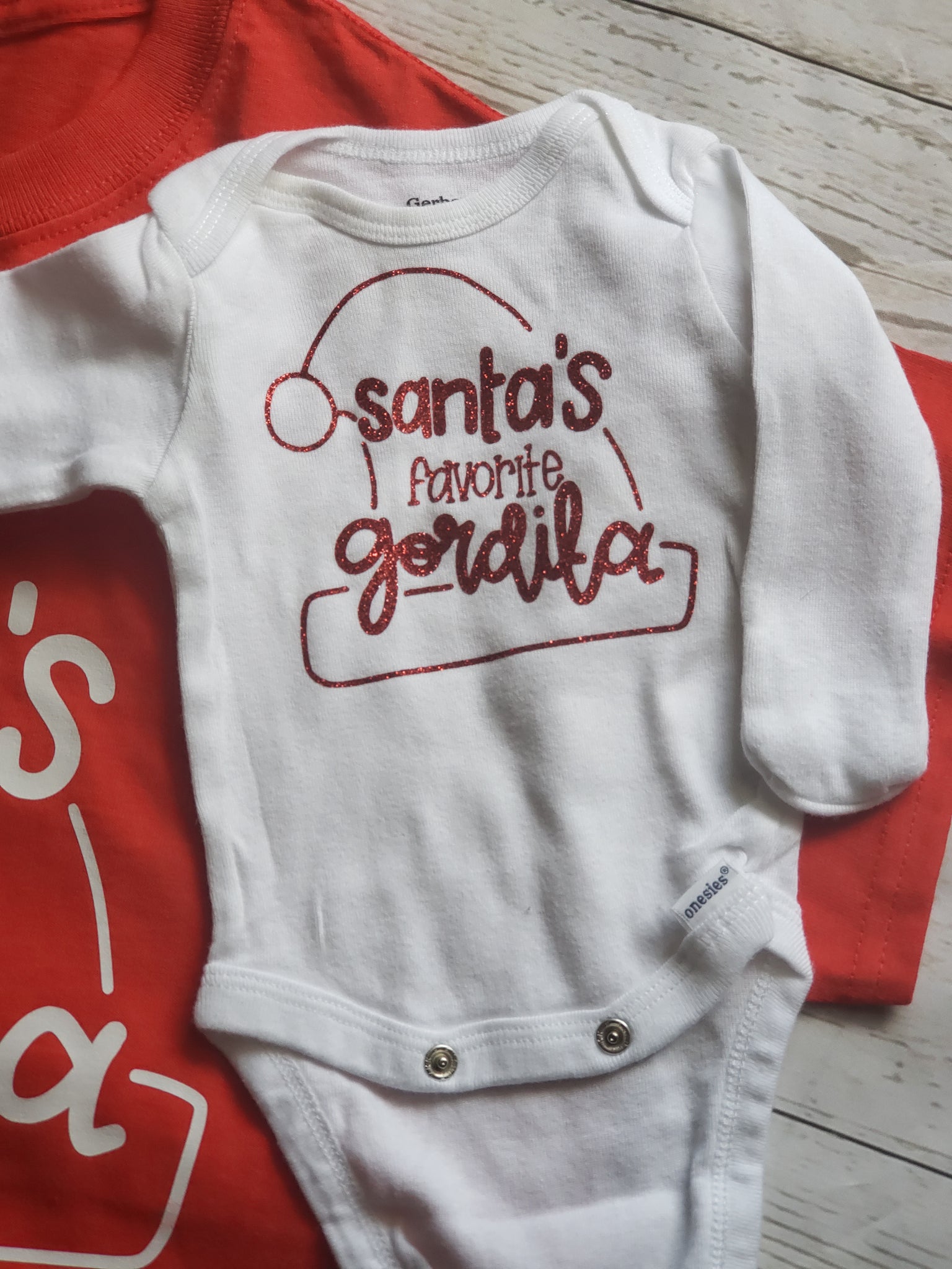 Santa's Favorite Gordita onesie