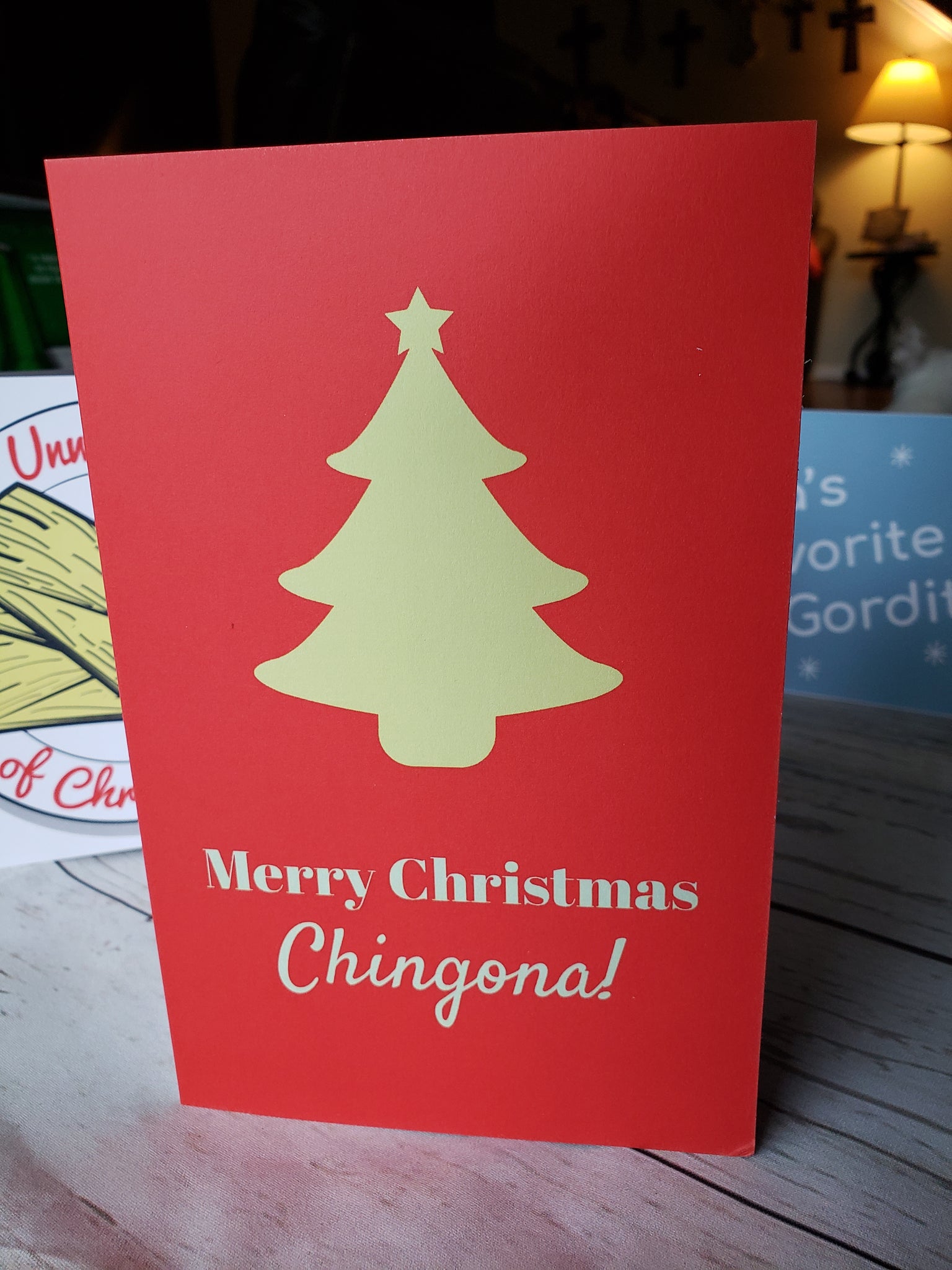 Merry Christmas Chingona Christmas Card