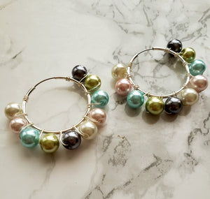 Pearlized Hoops