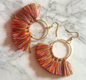 Colorful Tassels Earrings