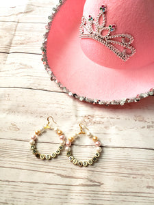 Chingona Pink Hoops