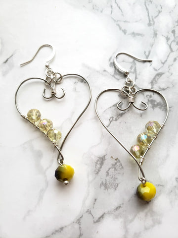 Mas Amor Hearts Earrings